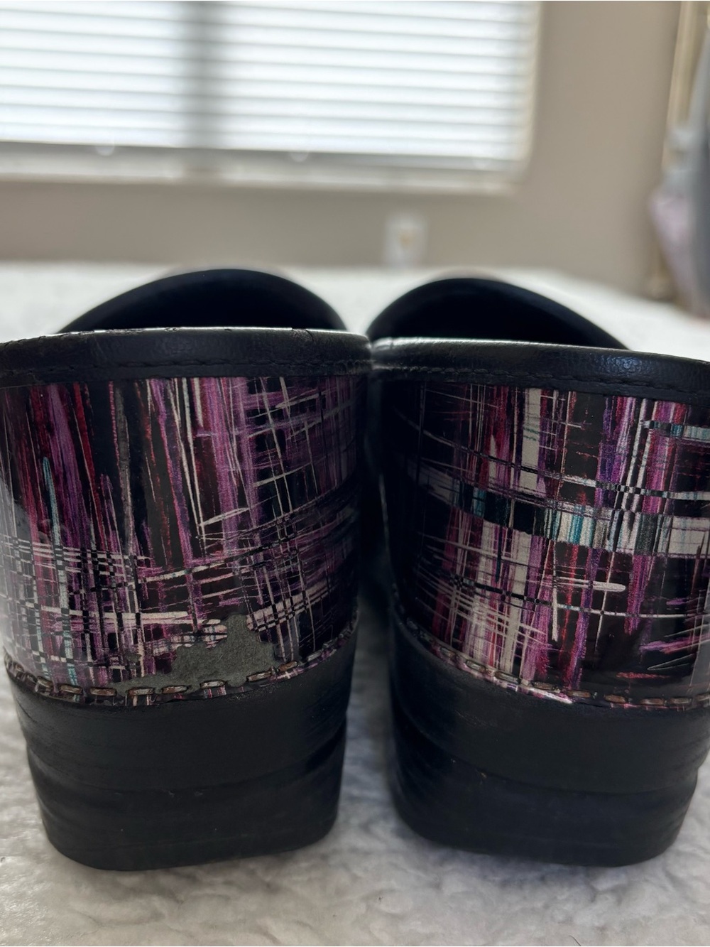 Dansko Patent Leather Multicolor Slip on Clogs Shoes size EU 39 - Picture 13 of 13